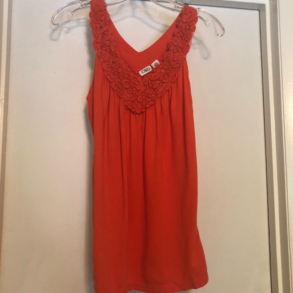 Ruffle tank